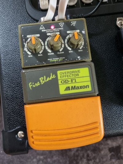 NOPD: Maxon Fireblade Overdrive Effector (OD-F1) | Fender