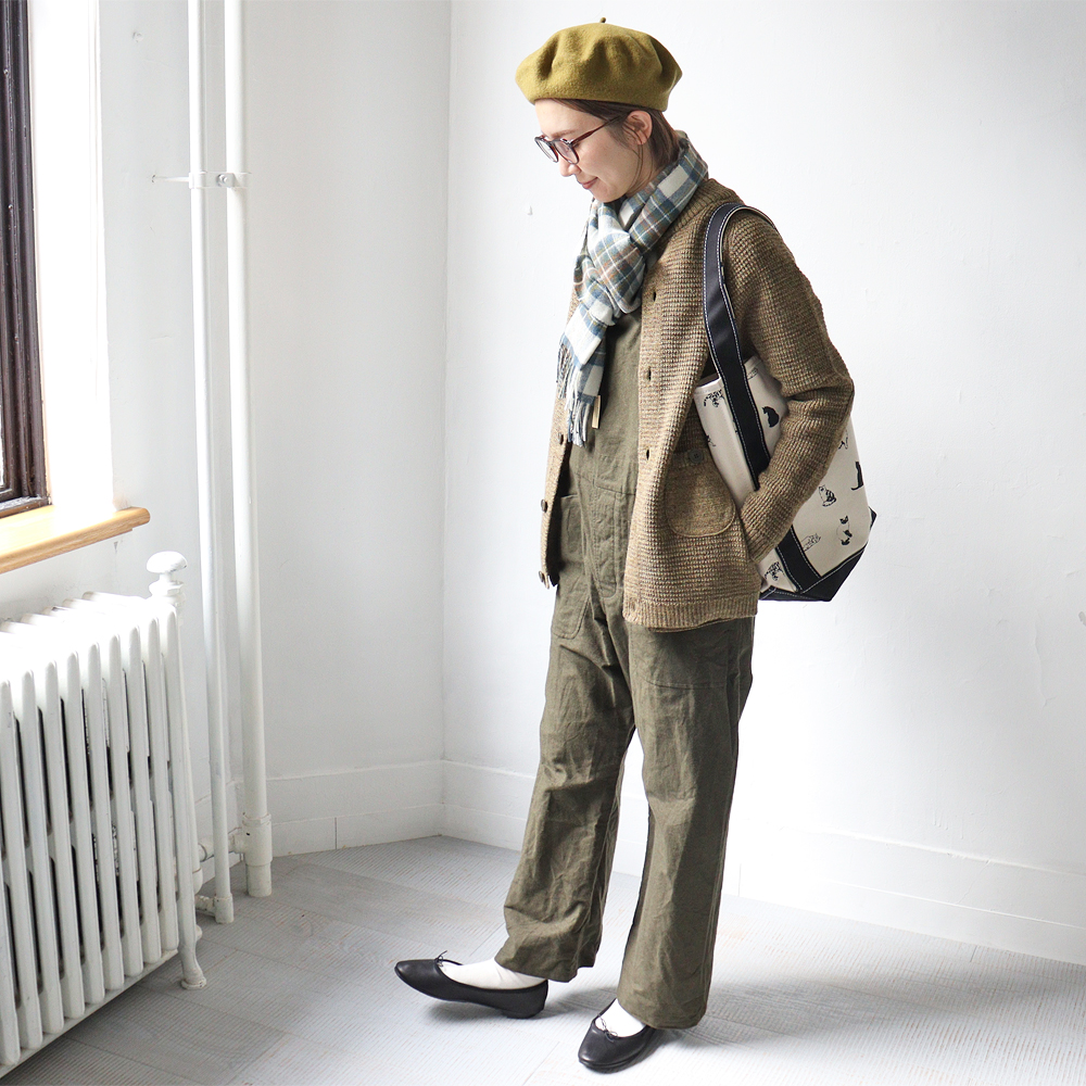 maillot(マイヨ) Patch Waffle Cardigan (パッチワッフルカーディガン