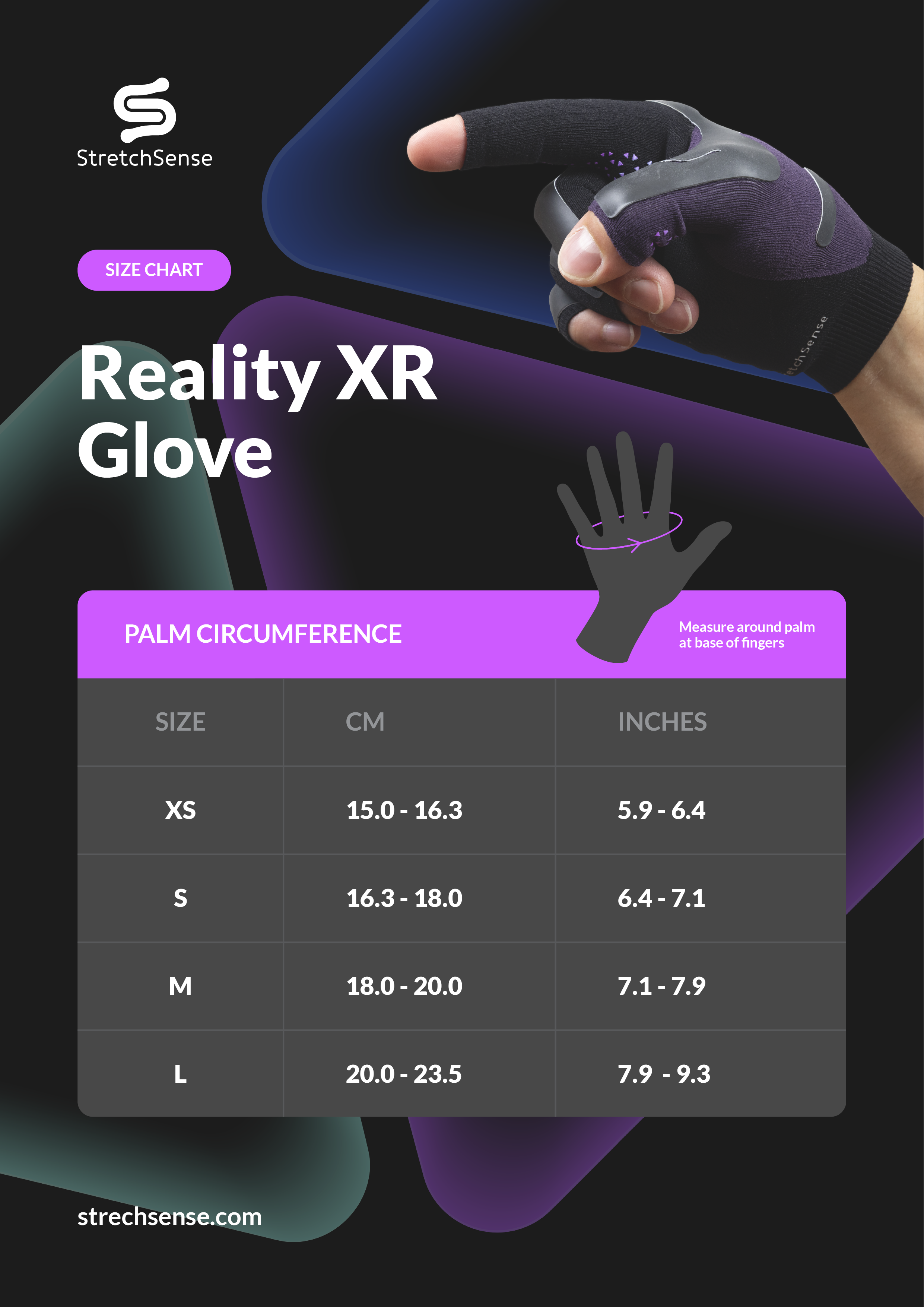 Shop - mocap gloves - StretchSense