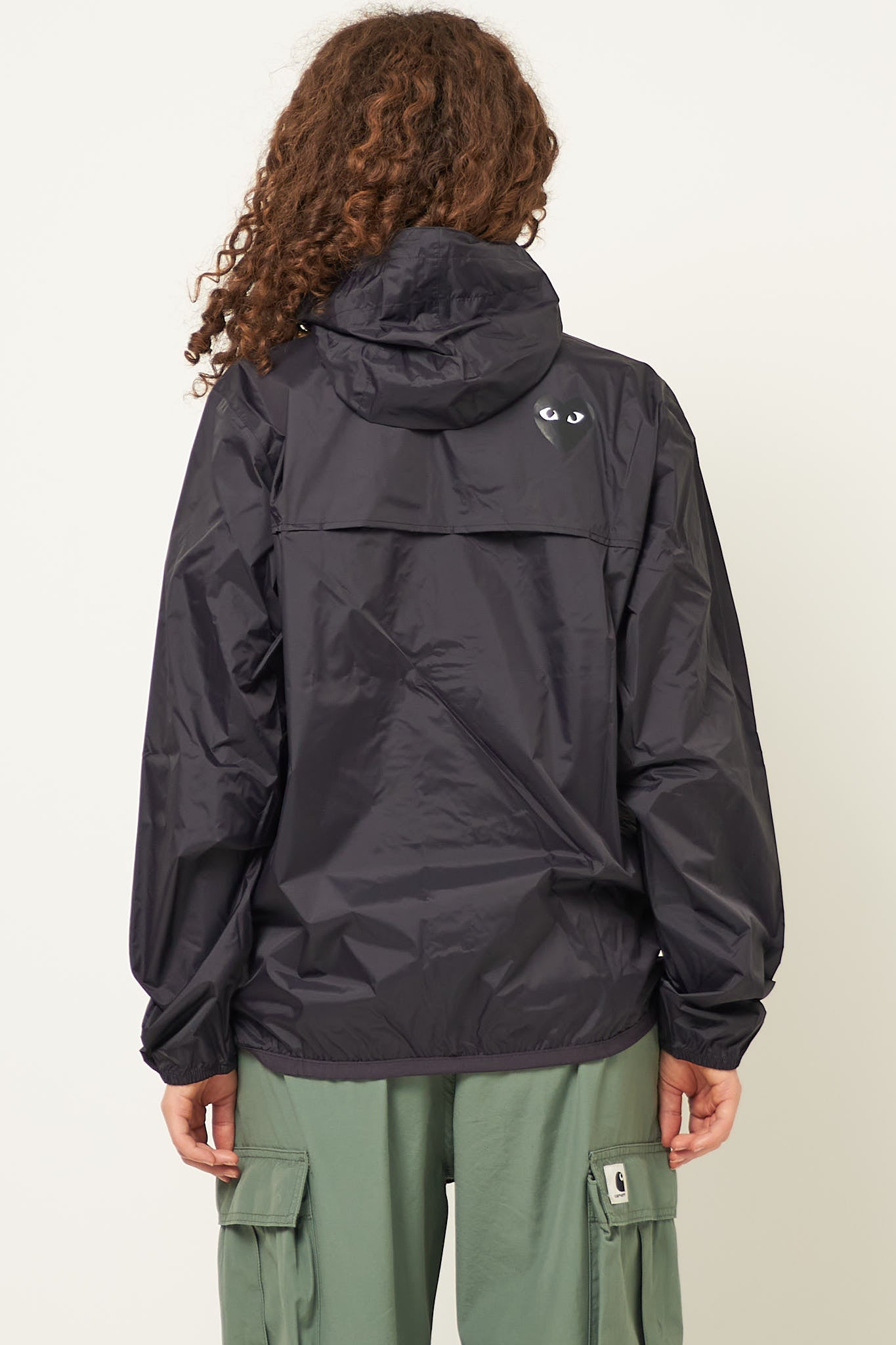 Comme des Garçons Play - K-Way Hoodie Full Zip Black – STRØM