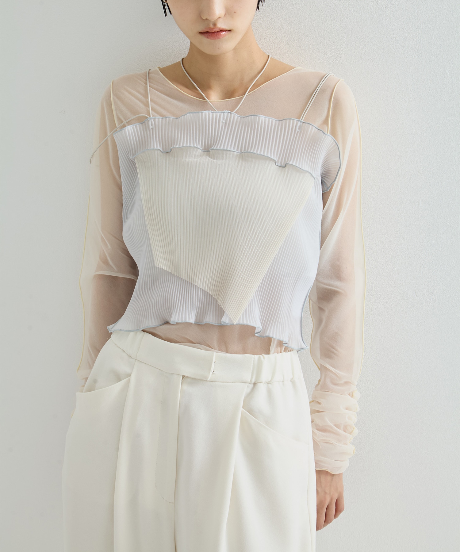 別注SHEER CAMISOLE(FREE GREY): kotohayokozawa: WOMENS｜ STUDIOUS