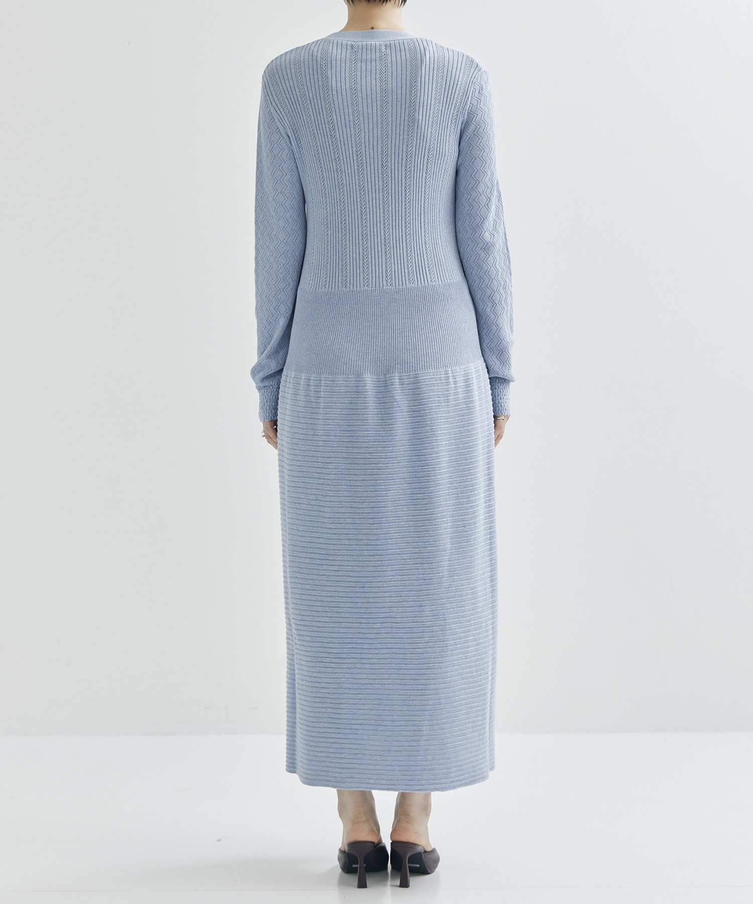 WAN-FK03-1001(ニットワンピース)(36 LIGHT BLUE): AKANE UTSUNOMIYA