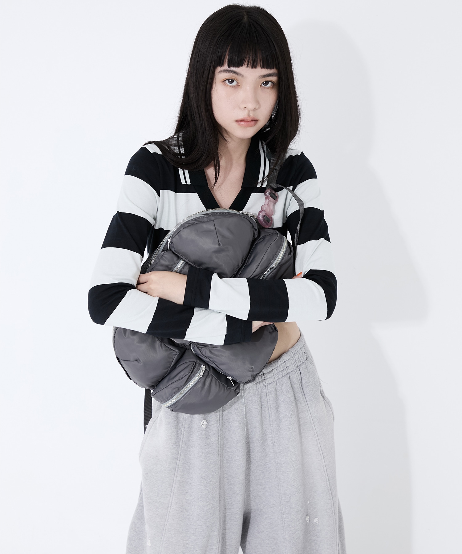別注7pockets bag(FREE GREY): MIKIOSAKABE: WOMENS｜ STUDIOUS ONLINE