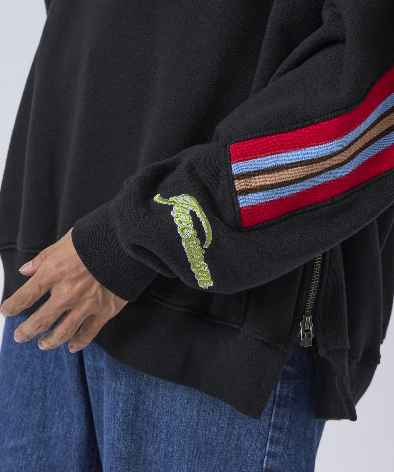 ZIPPER RIB SWEAT | FACETASM