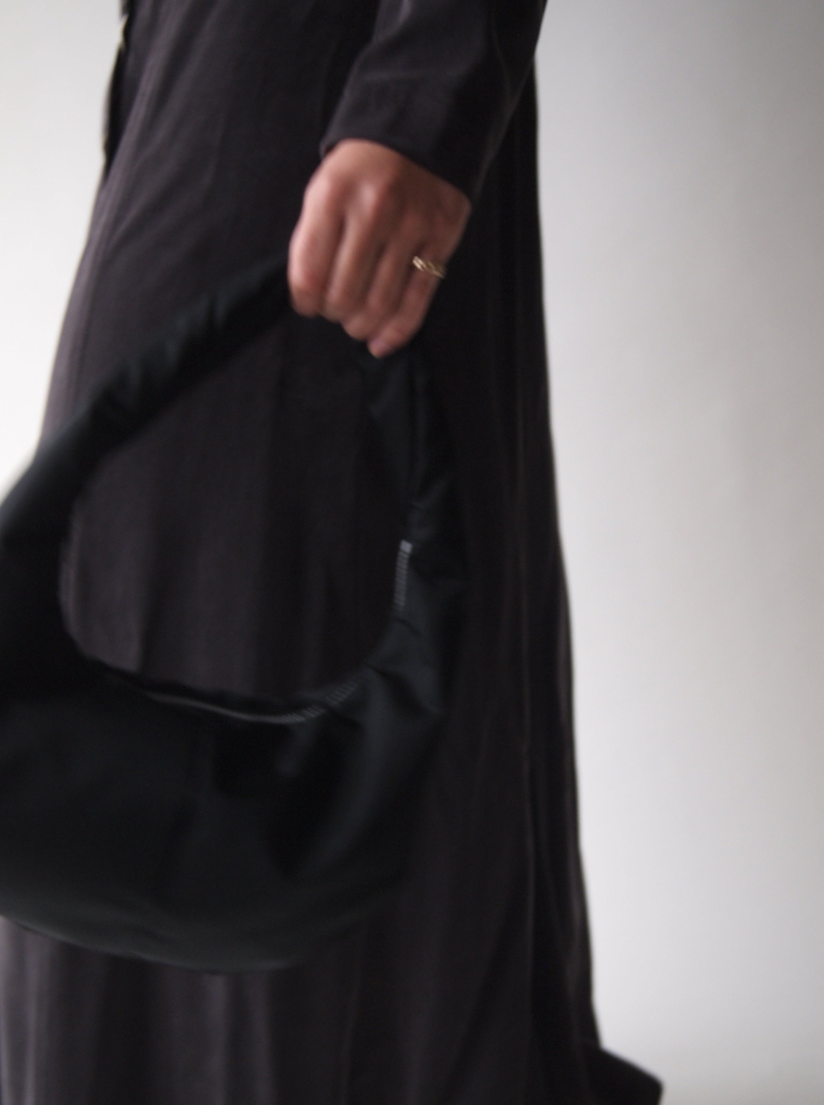 studiolab404.comオリジナル】404 Padding Hand Bag - Black
