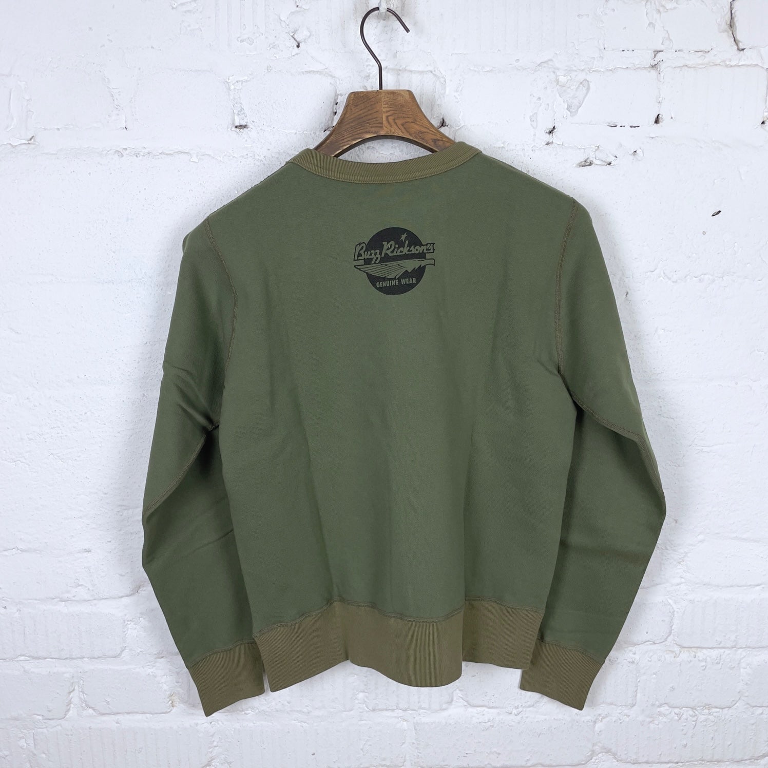 buzz rickson's | br69273 set-in crew sweat x peanuts 