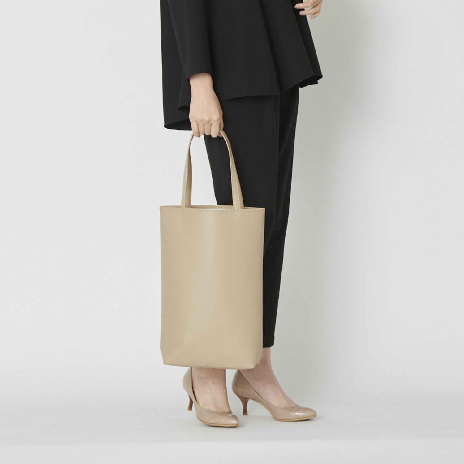 POMTATA/STYLE STORE×POMTATA レザーライクトートバッグ -【当店限定