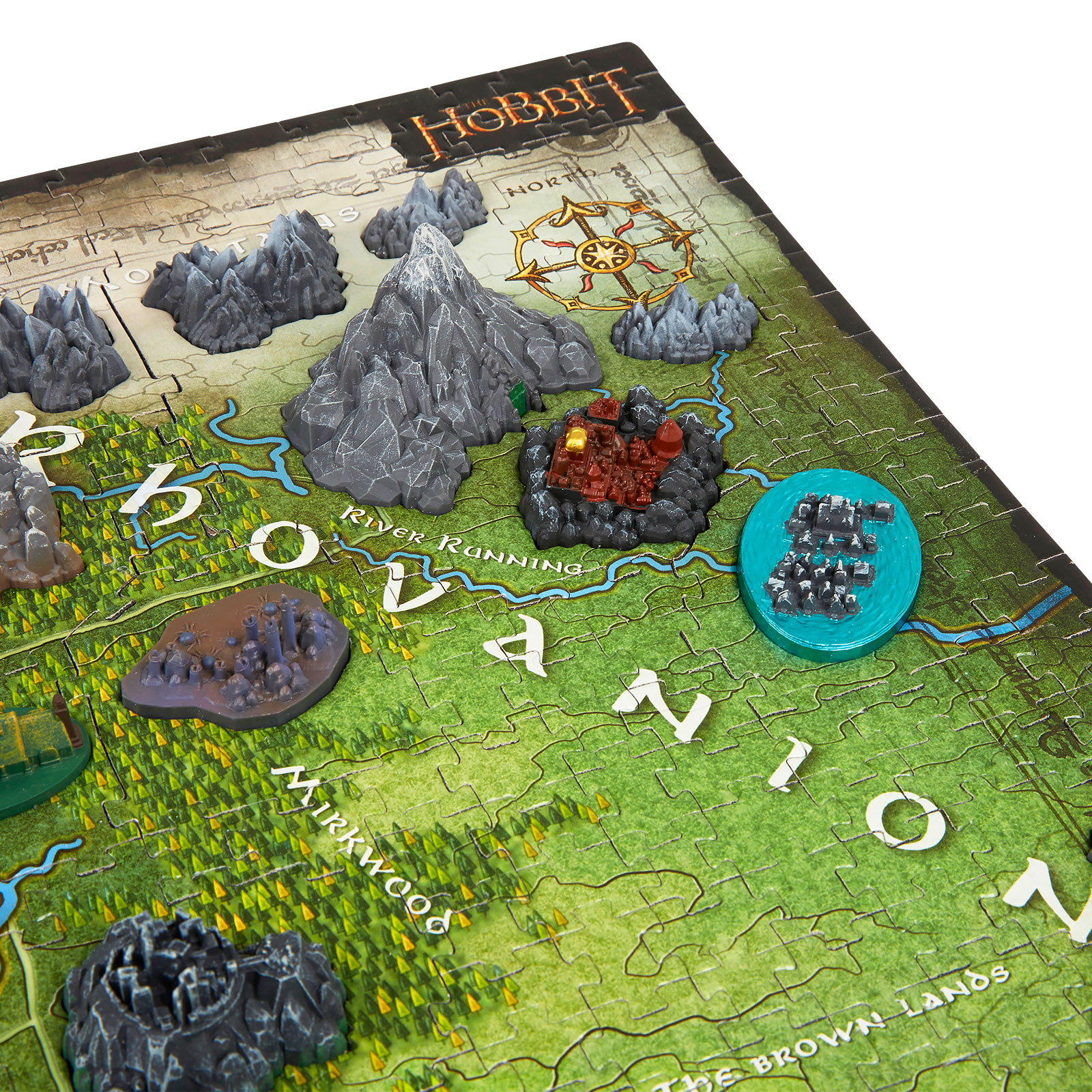 The Lord of the Rings - Map of Middle Earth 4D Puzzle | Elbenwald