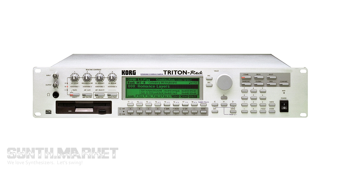 Korg Triton Rack: Rackmounted Sound Module/ Tone Generator
