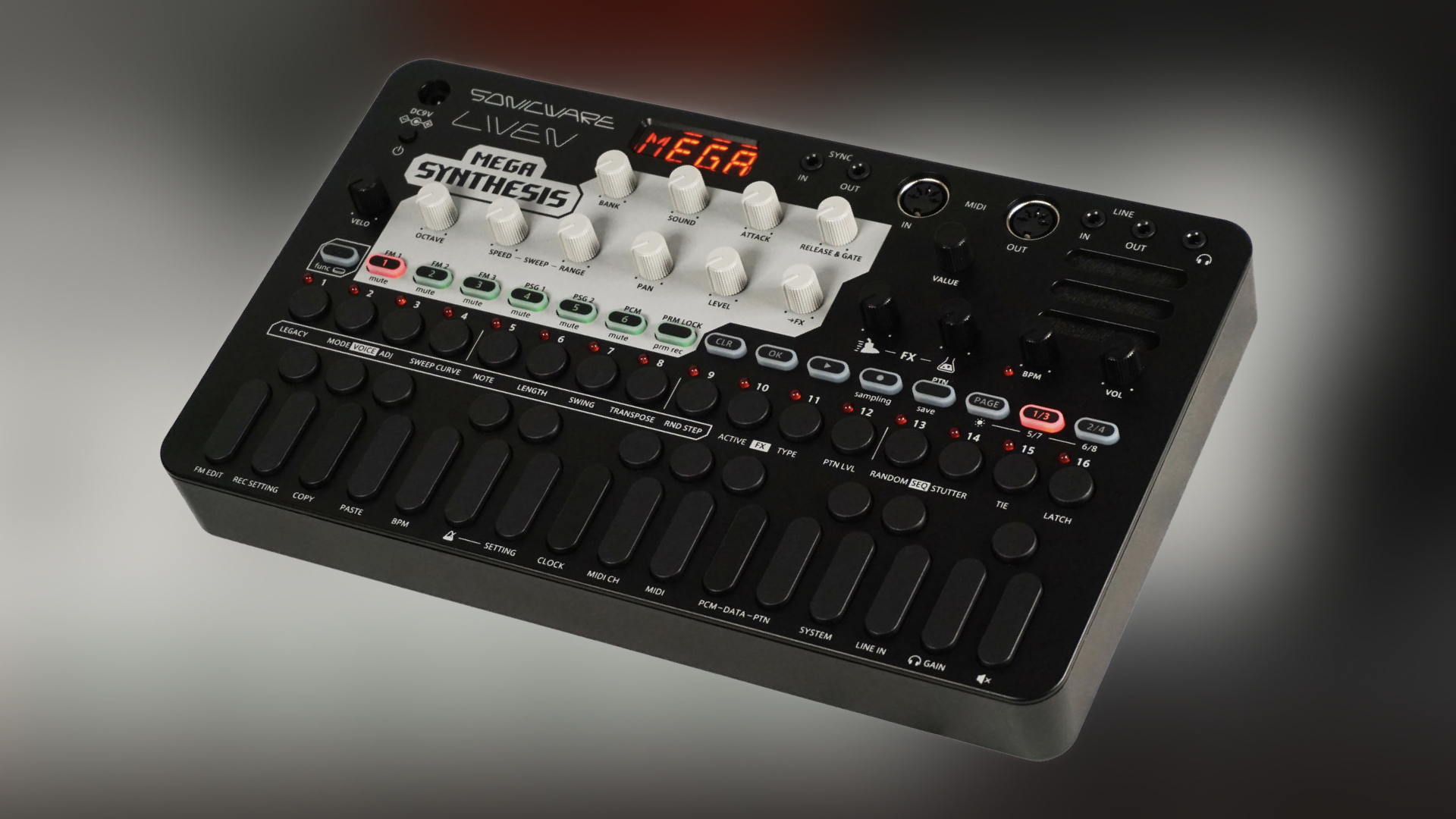 Sonicware Liven Mega Synthesis, portable synth revives the Sega