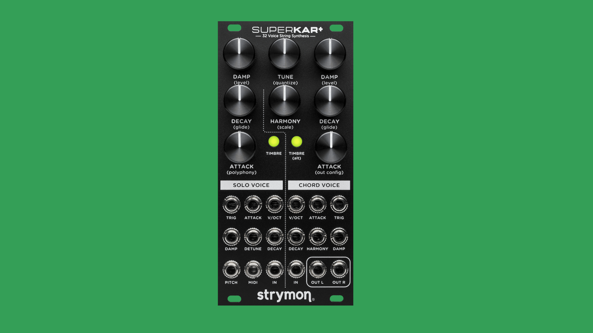 Strymon Superkar+, a new 32-voice string Synthesizer voice for