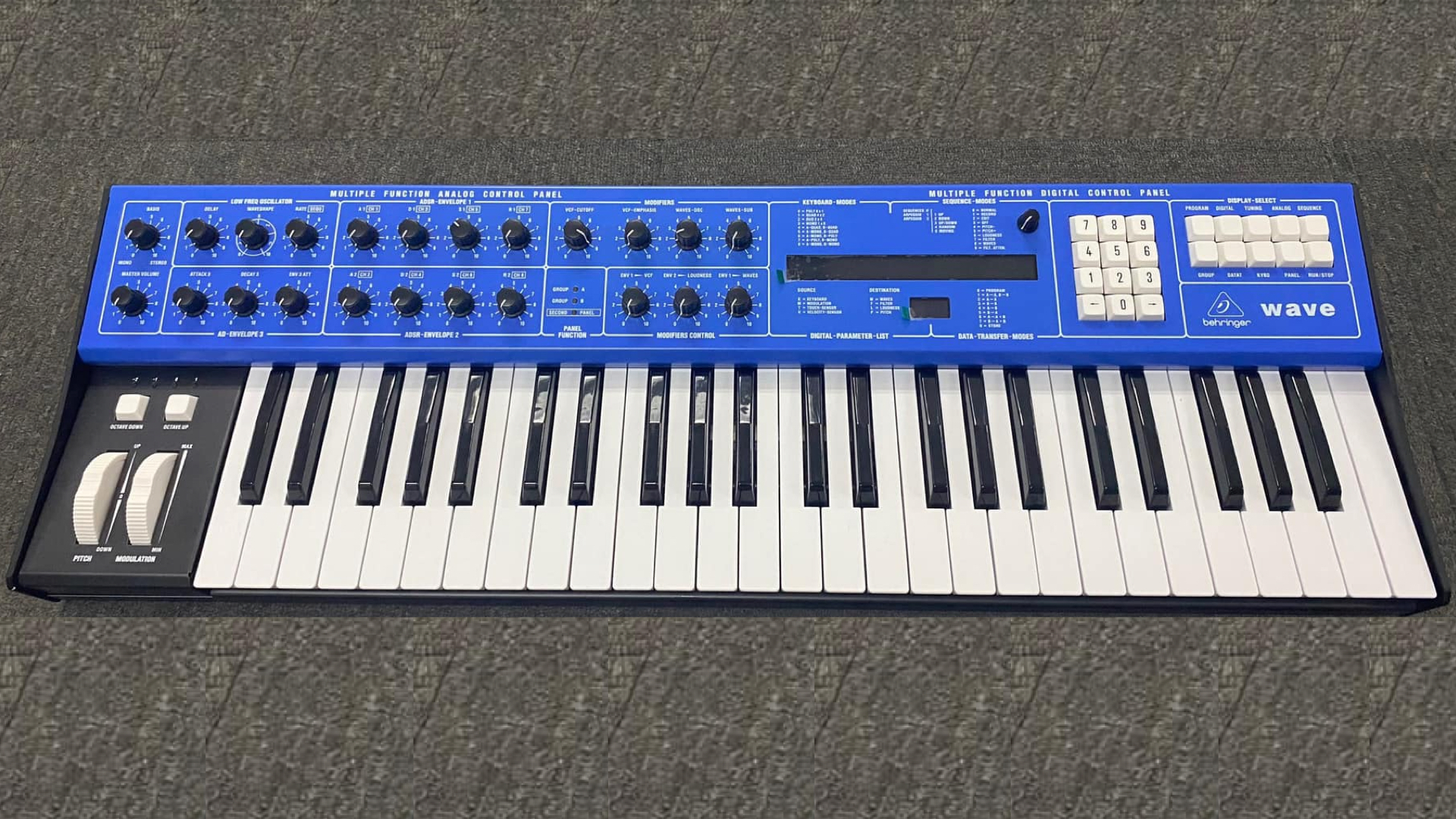 Behringer Wave, a clone of the PPG Wave hybrid Synthesizer is