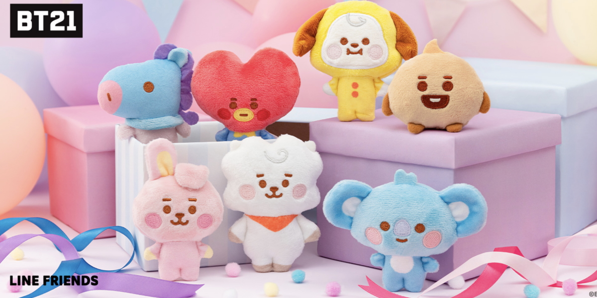 食玩王国オフィシャルウェブサイト BT21 Fuwa Fuwa Mascot2再販